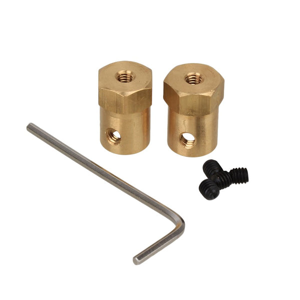 7mm Flexible Coupling Coupler Connector for Car Wheels Tires - Pack of 2