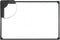 Universal UNV43025 36 in. x 24 in. Magnetic Steel Dry Erase Board - White, Black Frame