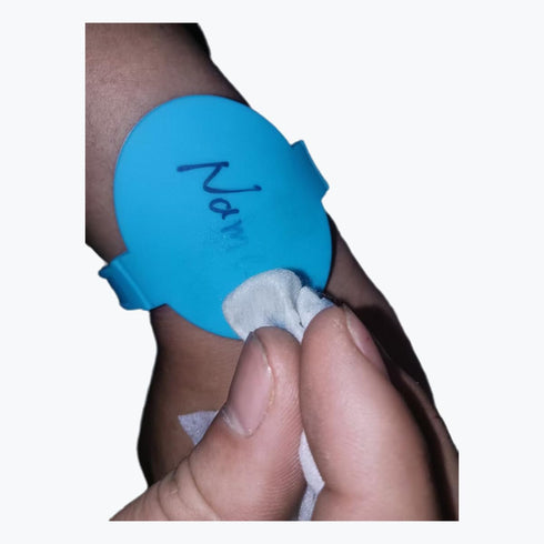 ytylbh 1Pcs Nurse Must Haves for Work Erasable Wrist Strap Reusable Patient Wrist Strap Silicone Memo Wrist Strap