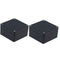 Black Junction Box ABS Enclosure, Waterproof Project Box, Dustproof Electrical Box Case (3.19"x3.27"x2.2" 2PCS)