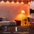 AurNyvaMay 24V 20 IP67 213 Permanent Outdoor Lights,Smart Outdoor Christmas Lights with IC+RGB LED, Waterproof Eaves
