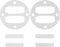 PATIKIL Central Pneumatic Compressor Parts, 2 Sets Replace Freight Air Compressor Head Gasket Kit Reed Valve
