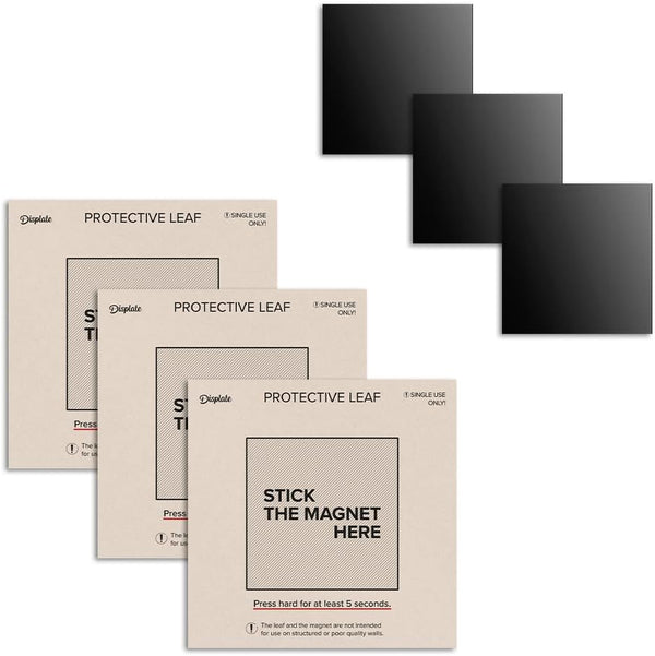 Displate Magnetic Wall Mount Kit for Hanging Pictures, 3-Pack Peel & Stick