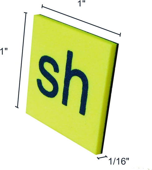 Foam Phonics Set Magnetic Foam Reading Tiles with Folding Magnetic Board Homeschool and Classroom Portable Magnetic