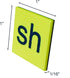 Foam Phonics Set Magnetic Foam Reading Tiles with Folding Magnetic Board Homeschool and Classroom Portable Magnetic