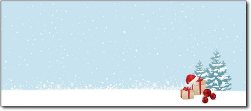 Christmas Envelopes #10 Letter Size, 80 Holiday Envelopes for Christmas Morning