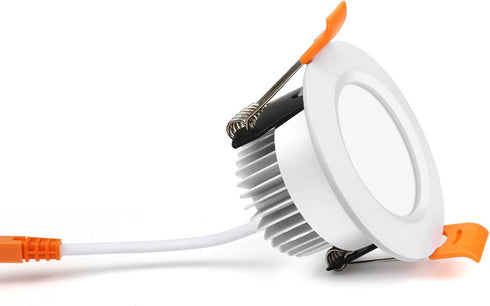 YGS-Tech 2 Inch Dimmable LED Recessed Lighting Downlight, 3W (35W Halogen Equivalent), 3000K Warm White, LED Ceiling