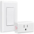 SURAIELEC Wireless Light Switch Remote Control Outlet, No Wiring Needed, 100 FT