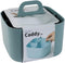 BLUE GINKGO Stackable Multipurpose Caddy Organizer with Handle | Desk, Makeup, Dorm, Classroom Art Organizers (Green,