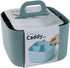 BLUE GINKGO Stackable Multipurpose Caddy Organizer with Handle | Desk, Makeup, Dorm, Classroom Art Organizers (Green,