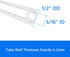 5/16" 1/2" (26.25 Quickun Silicone Tubing, ID x OD High Temp Food Grade Tube Pure Silicone Hose Line Tube for Home