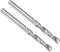 uxcell 2.65mm Solid Carbide Drill Bits Straight Shank for Hard Steel, Stainless Steel Alloy, Hardened to 50 HRC, 2 Pcs