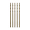 1/16 Inch Cobalt Drill Bits – 5pcs M35 Cobalt Metal Drill Bit Set for Steel, Hard Metal, Cast Iron (1/16" x 1-3/4")