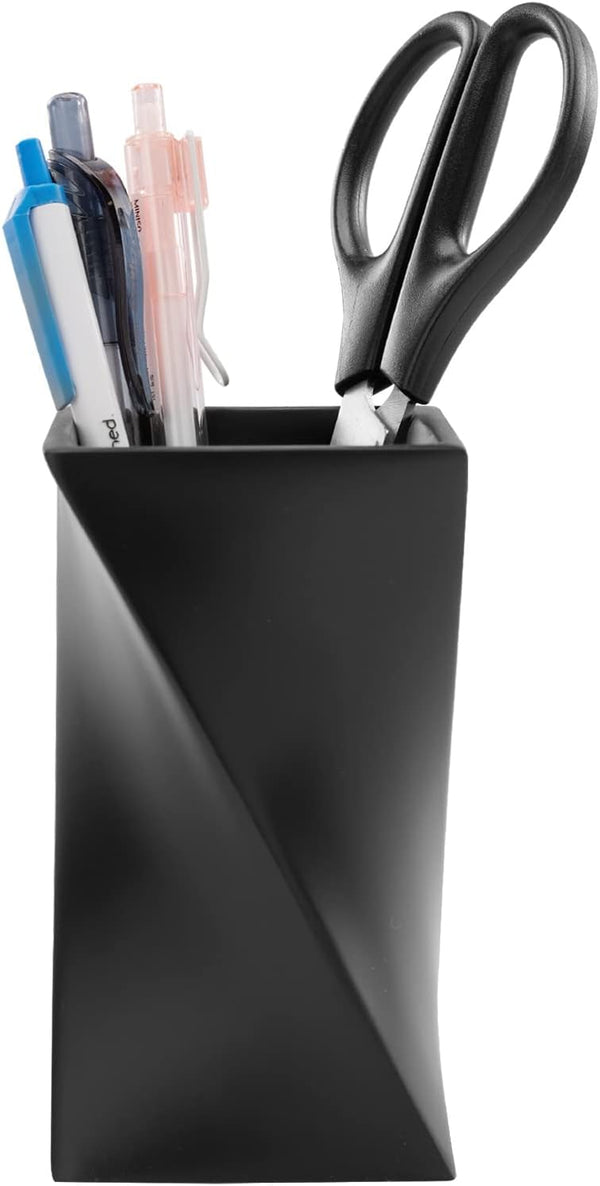 Pen Holder, Durable Resin Desk Organizer, Pencil Holder for Office, Classroom, Makeup Brush Holder for Home