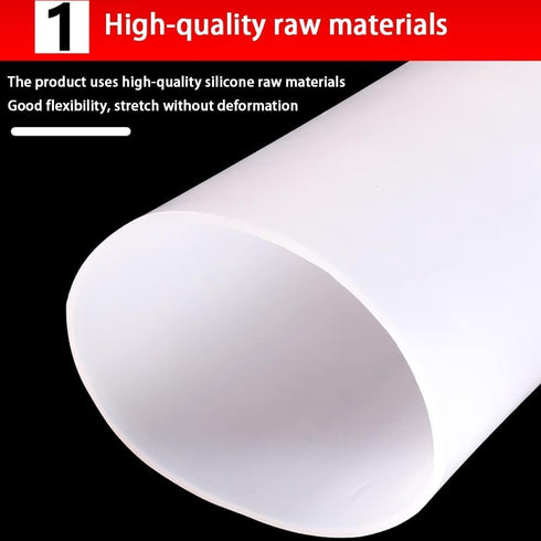 AMHUKIP 1M/3.28Ft,Air Winemaking(38mm*42mm) Silicone Tubing Rubber Tube, Length Hose Water Pipe for Home Brewing