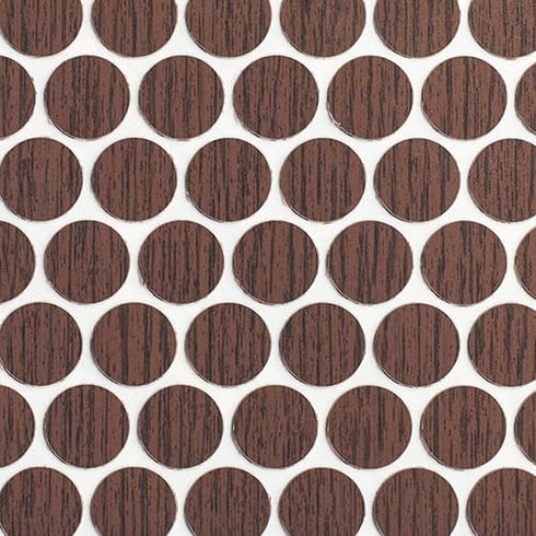 WIDGETCO Presidential Walnut Fastcaps, Peel & Stick Screw Covers, Self-Adhesive Cover Caps (Sheets