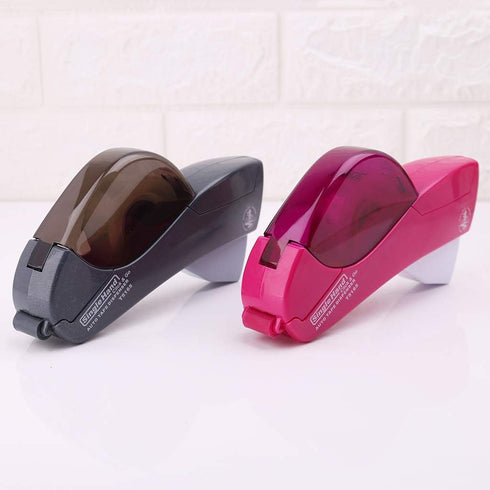 Automatic Tape Dispenser Hand-held One Press Cutter for Gift Wrapping Scrap Booking Book Cover Tape Dispenser Hot Pink