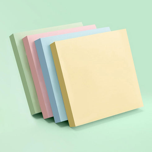 M&G 4 Pack 400 Sheet Sticky Notes, 3x3 inch Post its Neutral Colors Self-Stick Note Pads for Home School Offices.