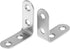 24 1.57 1.57 Inch 96 QWORK Pcs Stainless Steel Corner Braces x Heavy Duty L Shaped Right Angle Brackets with Screws