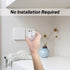 Set 4, 0.5W maxin LED Night Light Lamp with Smart Auto ON/Off Sensor of Plug-in LED Wall Night Light Lamp for Bedroom