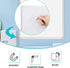 DEVELOP Magnetic Dry Erase Board 18 x 24 Inch, White Board with Silver Aluminium Frame for Wall Hanging
