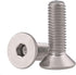 M8-1.25 x 35mm Flat Head Socket Cap Screws, 15 PCS, Stainless Steel 304, Bright Finish, DIN 7991, Allen Socket Drive