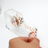Clear Acrylic Tape Dispenser Holder for Office School Home Stationery Supplies, Rose Gold Tape Dispenser