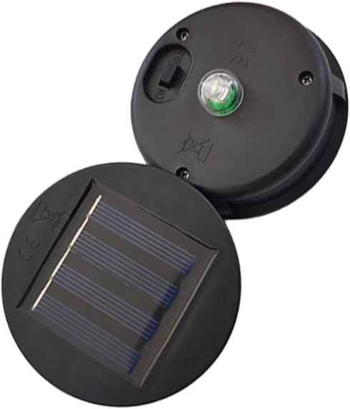 3.15" 2.83" Solar Lantern Light Replacement Top - Waterproof ABS Plastic Cover with Solar Panel (Fits Top, Bottom)