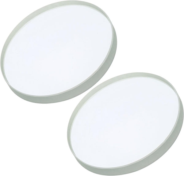 YOKIVE 2 Pcs Double Concave Lens, Clear Glass Optical Lenses for Telescope, Great for Photography Use