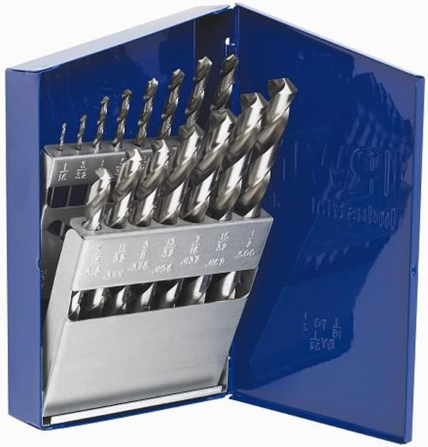 Irwin Tools 60137 General Purpose Metal Index Drill Bit Set, 15-Piece