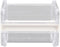 Transparent Adhesive Tape Dispenser, Desktop Washi Tape Holder with Cutter for Office (Tapes Not Included, White)