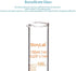 StonyLab 2-Pack 100ml Borosilicate Glass Graduated Measuring Cylinder