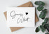 WallaDesign Guess What Card - Baby Announcement Card - Pregnancy Announcement Cards - Pregnancy Reveal - Baby Surprise