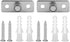 2 Pcs Roller - High Hardness Stainless Steel Barn Door Roller for Sliding Door Hardware Accessories
