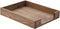 Kirigen Wood Letter-Size Tray Single-Tier (TP-DBR) - Front-Load Documents Tray for Office Desktop Organizer, Dark Brown