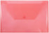 JAM PAPER Plastic Envelopes with Snap Closure - Assorted Colors - Legal Booklet - 9 3/4 x 14 1/2 - 6/Pack