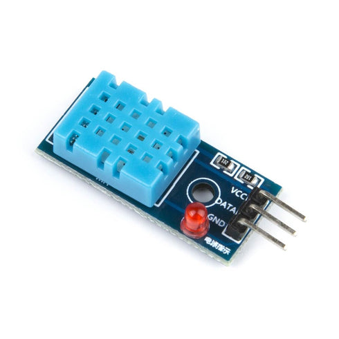 SHILLEHTEK DHT11 Temperature & Humidity Sensor Module with LED & Cable for Arduino, Raspberry Pi, ESP32.