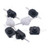 mxuteuk 50pcs Self-Lock Micro Push Button Switch DC 30V 1A for SMD Flashlight, Wall Outlet, Mini on/Off Switch