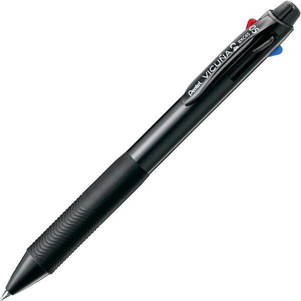 Pentel Ballpoint Pen Vicuna, Extra Fine, Black, Red, Blue, Green