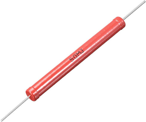 uxcell 10W Power Rating 50M Ohm High Voltage Glass Glaze Electric Film Resistor