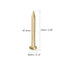 uxcell Small Tiny Brass Nails 1.5x15mm for DIY Decorative Pictures, 50pcs