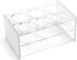 Othmro 2Pcs 40mm Clear Test Tube Racks - 6 Positions for Laboratory and Party Favors