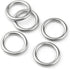 30 PCS Welded Stainless Steel O-Ring - Welded Round Rings for Camping Belt, Dog Leashes, Luggage Accessories (3mm×15mm
