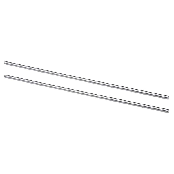 uxcell Round Steel Rod, 4mm HSS Lathe Bar Stock Tool, 200mm Long, 2pcs for DIY Craft