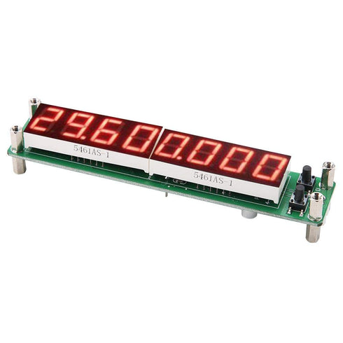 Oumefar PLJ-8LED-H RF Frequency Counter Cymometer Tester Module for Laboratory Test Equipment (Red)