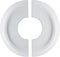 Zorfeter Split Molded Ceiling Medallion 10"OD x 4"ID, White Ceiling Fan Cover Plate