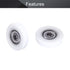 MroMax Roller Idler Bearing Pulley, 6 x 33 x 7mm Sliding Conveyor Nylon Wheel with 626ZZ Bearing, 4Pcs