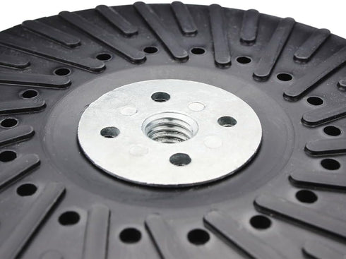 BHA Angle Grinder Ribbed Backing Pad for Resin Fiber Disc, 7" x 5/8" x 11