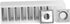 Square 14mm Carbide Inserts Cutters Knives Replacement, 14x14x2mm with Screws for Grizzly T21348