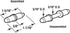Prime-Line K 5132 1-7/16 In. White Nylon Storm Door Hinge Pin Kit with Pins (6 Pack)